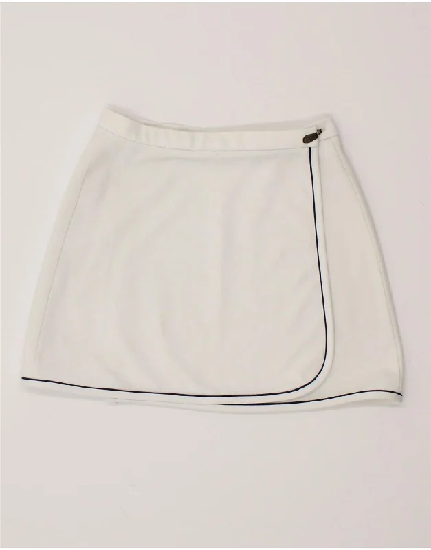 VINTAGE Womens Tennis Skirt  W26 Small  White chiffon skirt airy