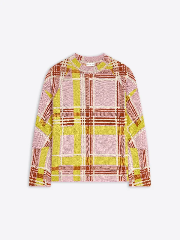 Checked sweater Bright Pastel Dark