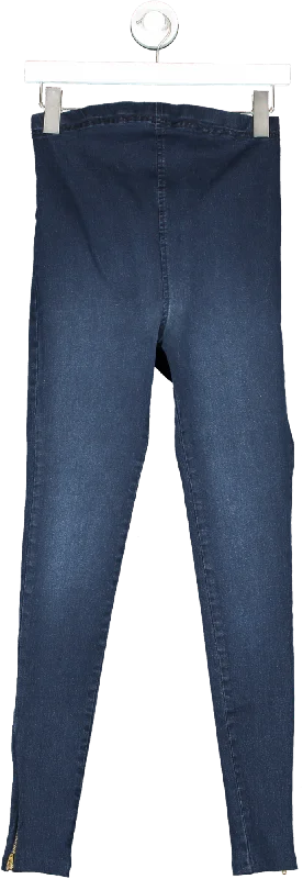 Avishag Arbel Blue Super Skinny Maternity Jeans UK XS Elegant Bootcut Fit Jeans