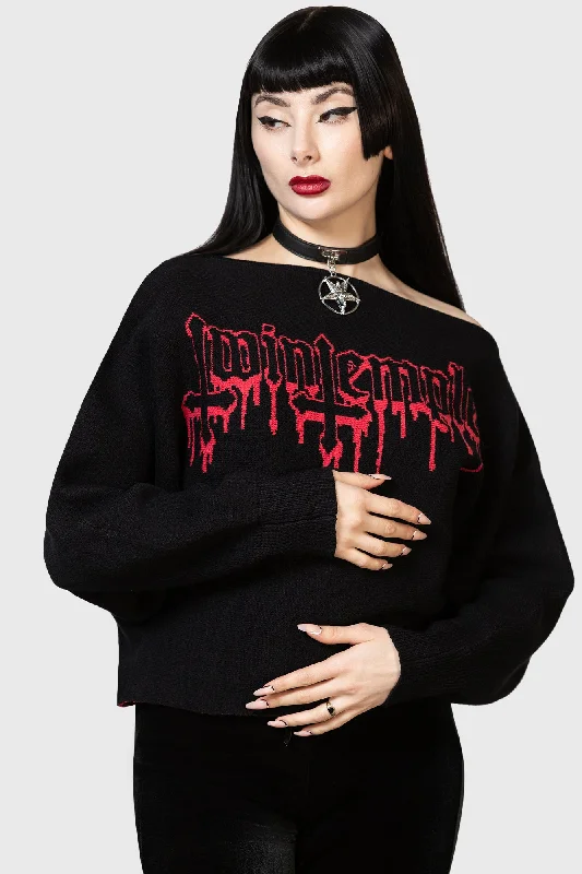 Babalon Knit Sweater Fitted Loose Oversized