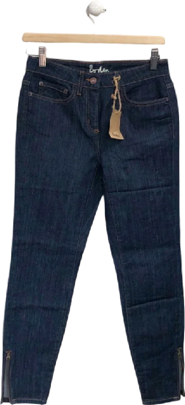 Boden Blue Skinny Denim Jeans UK 8R Fashionable Straight Cut Jeans