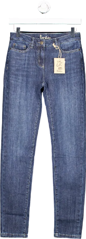 Boden Blue Skinny fit Jeans 6R Trendy Flared Leg Jeans