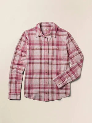 Faherty - Women's Legend Sweater Shirt - Ameila Plaid Thin Thick Dense