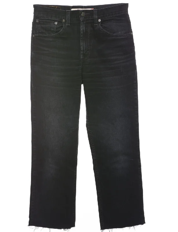 Frayed Hem Levi's Jeans - W30 L28 Trendy Skinny Fit Jeans