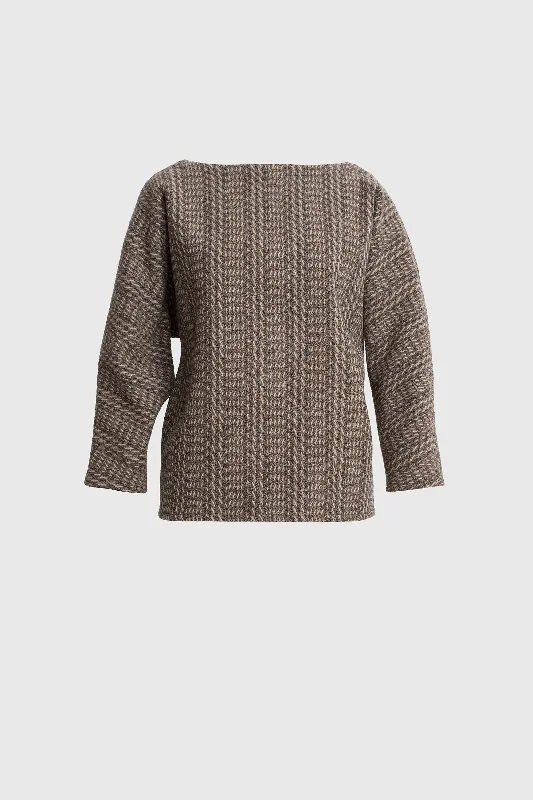 Herringbone Sweater Boxy Sweater Fitted Sweater A-Line