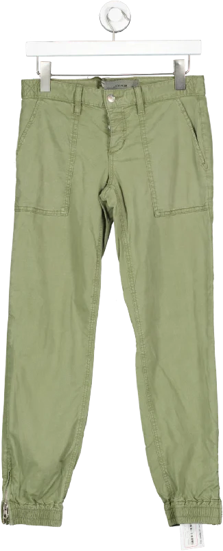 joe's jeans Green High Waisted Jogger Jeans W25 Casual Wide-Legged Denim Jeans