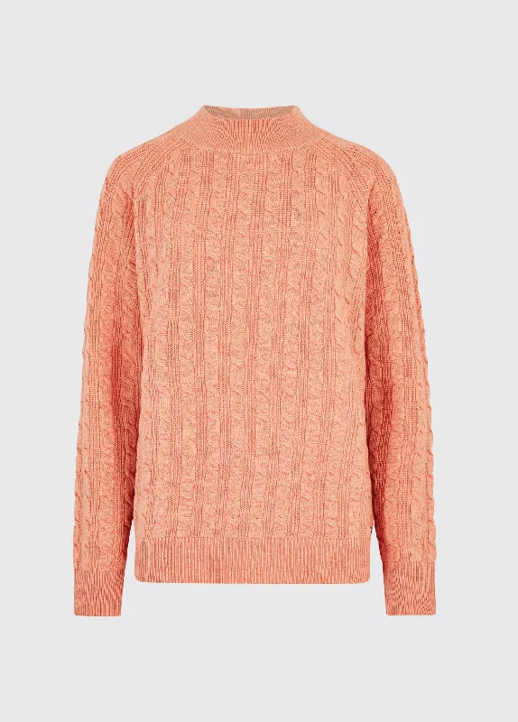 Tallanstown Knitted Sweater - Apricot Terry Terry Cloth Terry Knit