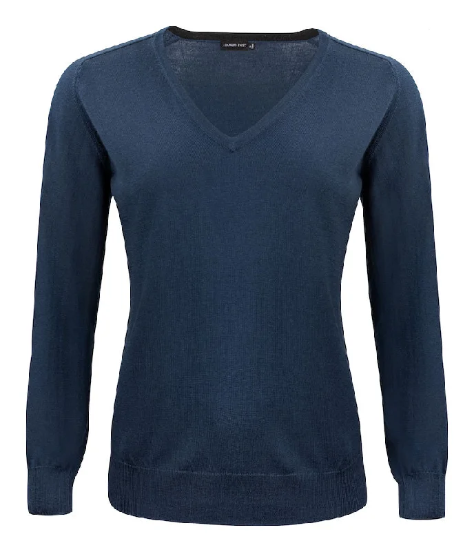 Merino Sweater V-Neck Woman Navy Wool Sweater Cotton Sweater Cashmere Sweater