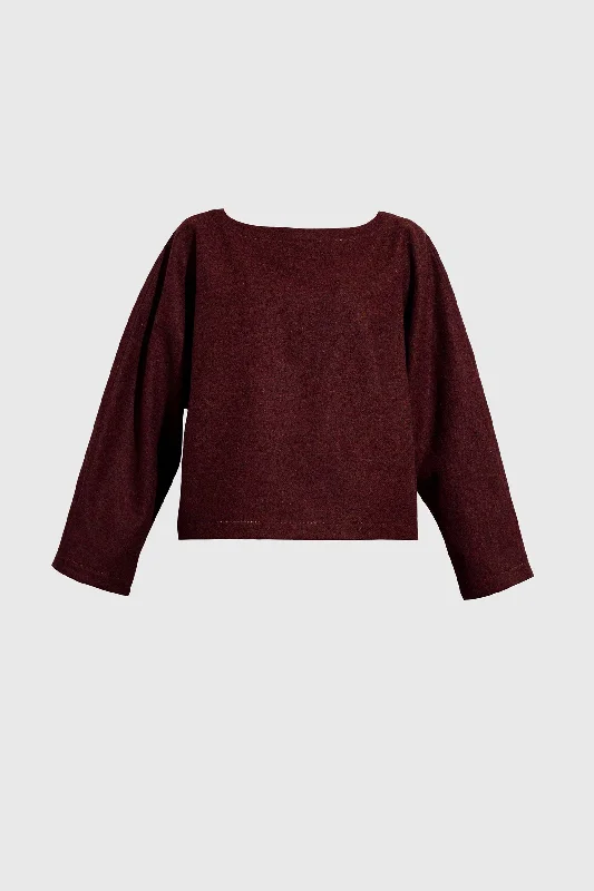 Red Sweater Spandex Blend Rayon Blend Denim Blend