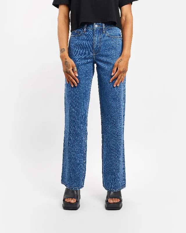 Wide leg jeans in organic mid vintage Casual Wide-Legged Denim Jeans